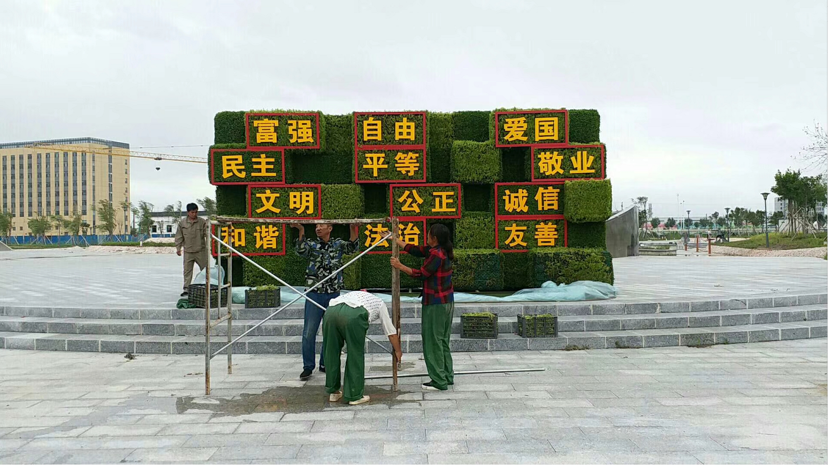 五色草造型制作