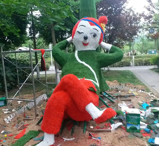 哈尔滨专业五色草植物造型设计